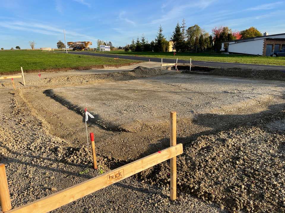Vorbereiteter Unterbau